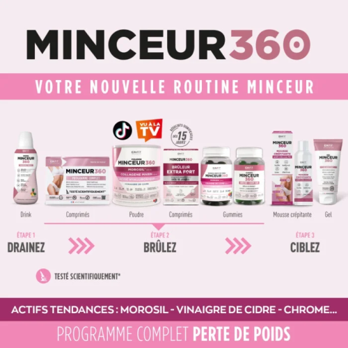 Eafit Minceur 360 Morosil 40 Gummies Brûle-graisse Réduit Appétit