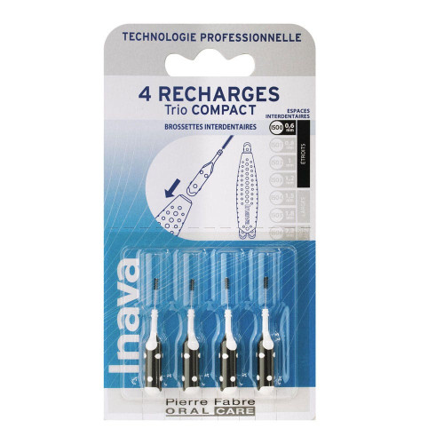 Inava Recharges Brossettes Interdentaires 4 pcs Hygiène Dentaire Optimal