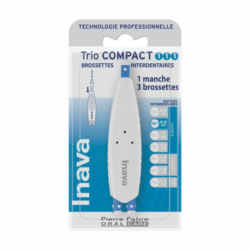 Inava Brossettes Interdentaires Trio Compact Nettoyage Précis Pharma360