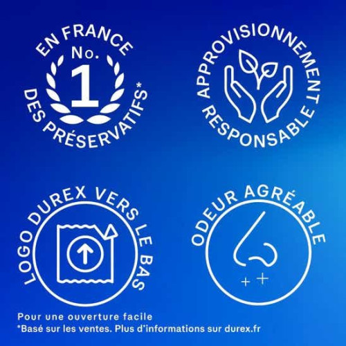Durex Nude Extra Large XL 10 Préservatifs Confort et Sensations - Pharma360
