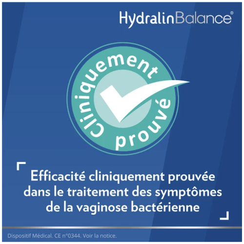 Hydralin Balance Ovule Vaginal 7 Ovules Vaginose Bactérienne Pharma360