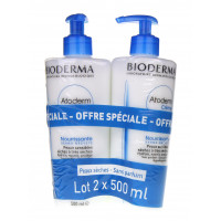 BIODERMA Atoderm Crème 2x500ml - Hydratation et Douceur