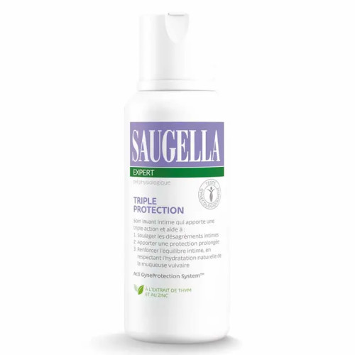 Saugella Expert Soin Lavant Intime 2x250ml Triple Protection Confort