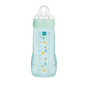 MAM Easy Active Biberon 330 ml Bleu Champignon Pratique et Sécurisé