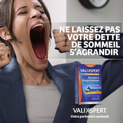 Valdispert Sommeil Énergie 24 comprimés Meilleur sommeil et réveil vif