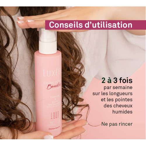Luxéol Crème Boucles 250ml Hydrate et Dessine Parapharmacie en ligne