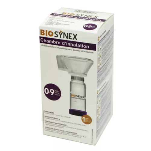 BIOSYNEX Chambre Inhalation 0-9 mois - Optimise Efficacité Médicaments