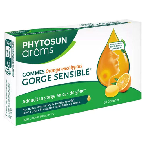 Gommes Gorge Sensible 30 gommes
