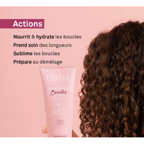Luxéol Shampooing Boucles 200 ml Cheveux Souples et Définis Pharma360