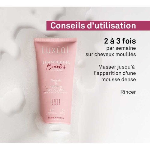 Luxéol Shampooing Boucles 200 ml Cheveux Souples et Définis Pharma360