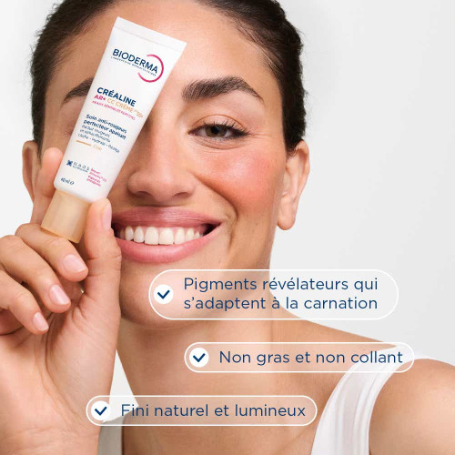 Bioderma Créaline AR+ CC Crème SPF50+ 40ml Peaux Sensibles Rougeurs