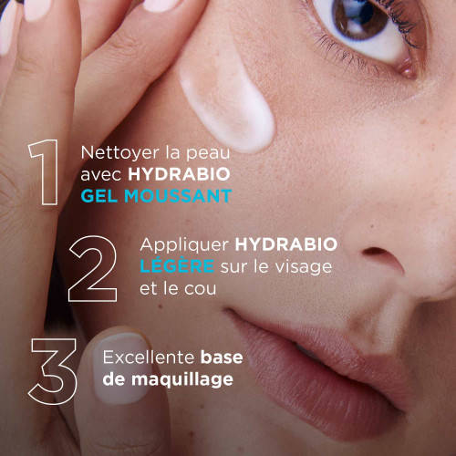 Bioderma Hydrabio Légère 40 ml - Hydratation Intense, Éclat Peau