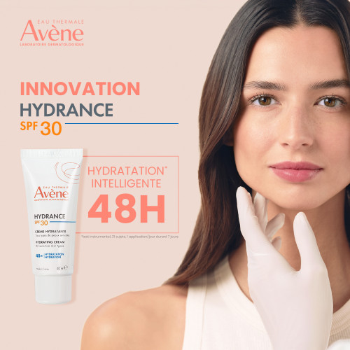 Avène Hydrance UV SPF30 40ml Hydratation et Protection Peaux Sensibles
