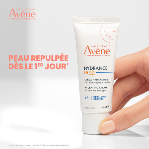 Avène Hydrance UV SPF30 40ml Hydratation et Protection Peaux Sensibles
