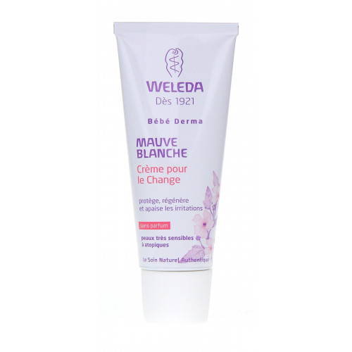 WELEDA Crème pour le change à la mauve blanche-4754 WELEDA Crème pour le change à la mauve blanche-4754