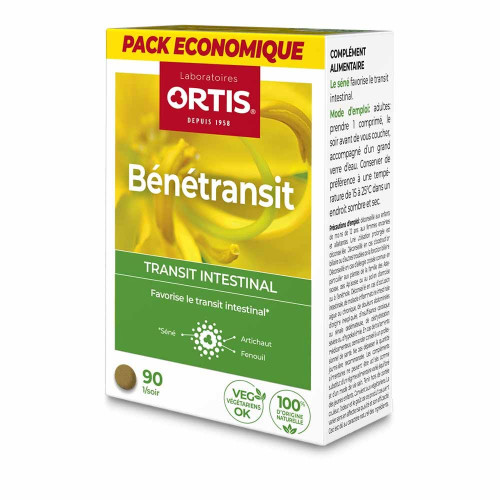 Ortis Bénétransit 90 Comprimés Transit Intestinal Naturel Pharma360