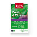Ortis Fruits & Fibres Regular 30 Comprimés Transit Intestinal Naturel