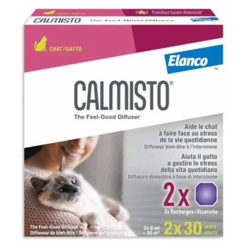 ELANCO CALMISTO Anti-Stress Chats 2x6ml Bien-être Lavande Pharma360