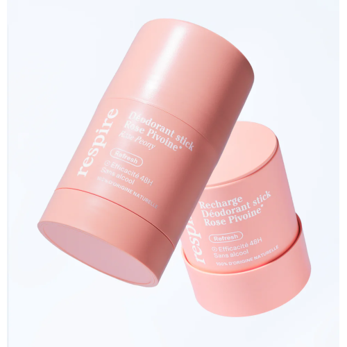 Respire Déodorant Bio Rose Pivoine 50g Naturel Vegan Efficace