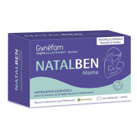 Natalben Mama Allaitement 60 caps Fatigue & Développement Bébé