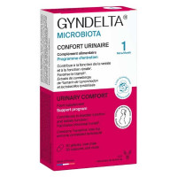 GynDelta Microbiota 30 gélules Confort urinaire et intestinal Pharma360