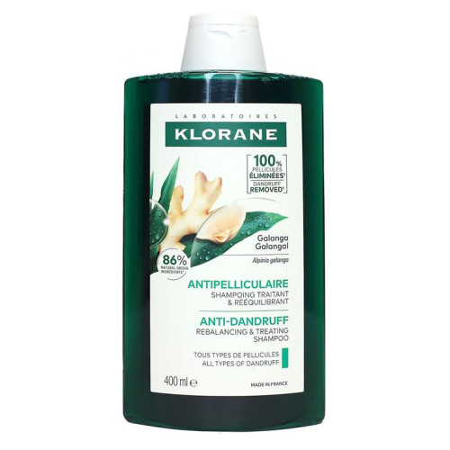 Klorane Galanga Shampoing 400 ml Antipelliculaire Naturel Pharma360