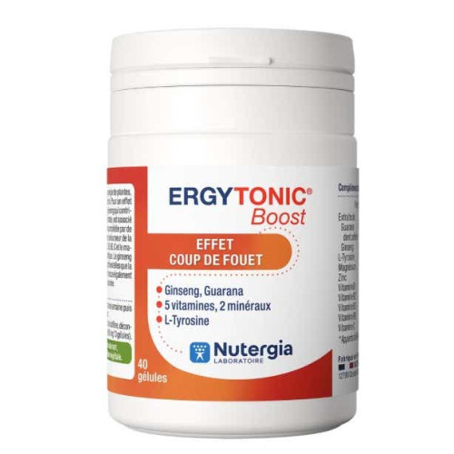 Nutergia Ergytonic Boost 40 Gélules Vitalité Énergie Pharma360