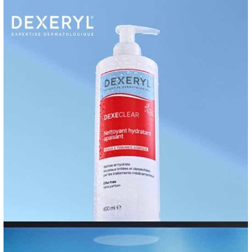 Pierre Fabre Dexeryl Dexeclear 400ml Nettoyant Peaux Sensibles Hydratant