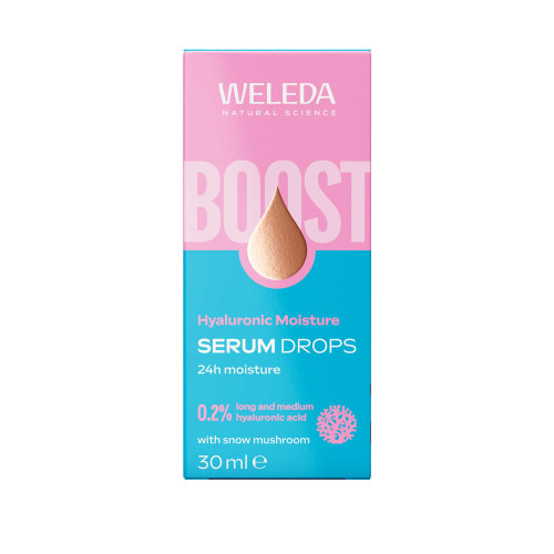 Weleda Hyaluronic Moisture Serum Drops 30 ml Hydratation Intense 24h