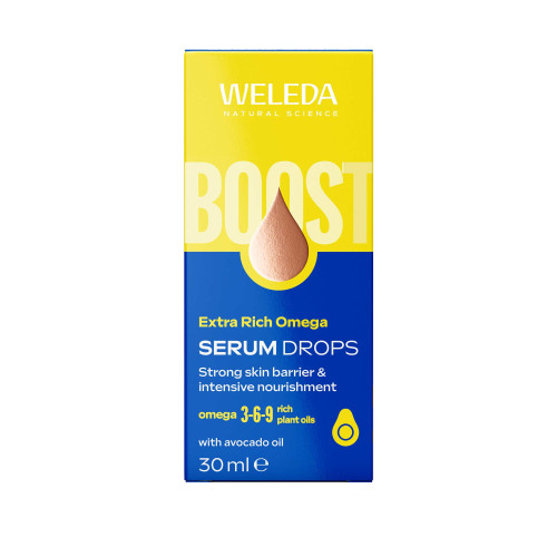 Weleda Extra Rich Omega Serum Drops 30ml Hydratation Peaux Sèches