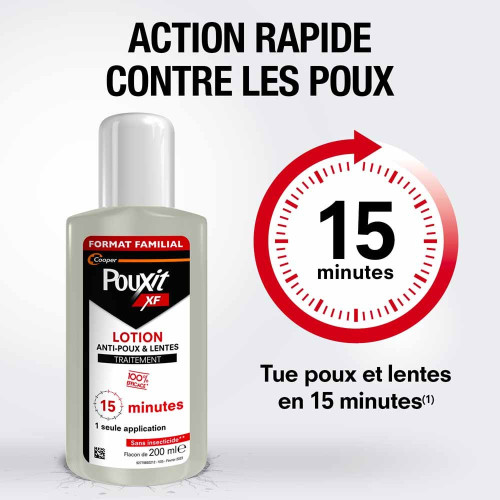 Pouxit XF Lotion Anti-Poux 2x200ml Efficace 15min Pharma360