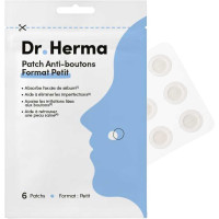 Dr Herma Patch Anti-Boutons 6 Patchs Peau Saine et Éclatante