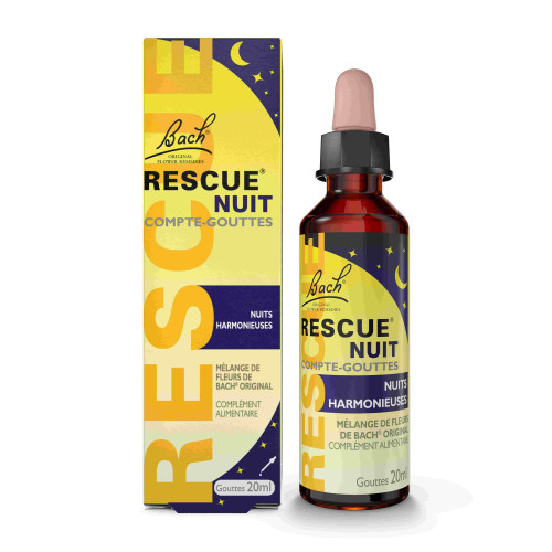 FLEURS DE BACH Rescue Nuit Spray 20 ml Sommeil Paisible Pharma360