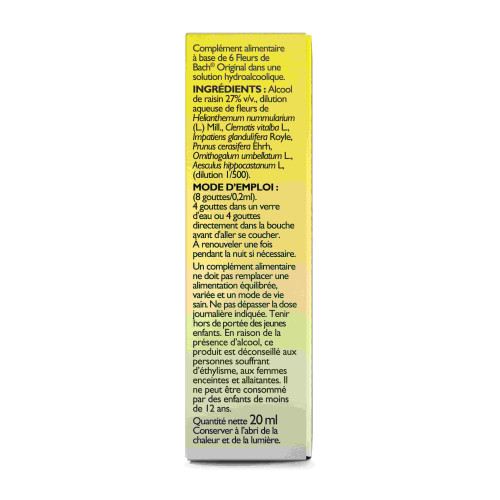 FLEURS DE BACH Rescue Nuit Spray 20 ml Sommeil Paisible Pharma360
