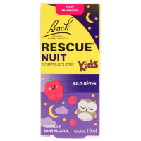 Fleurs de Bach Rescue Nuit Kids 10 ml Sommeil Paisible Enfant