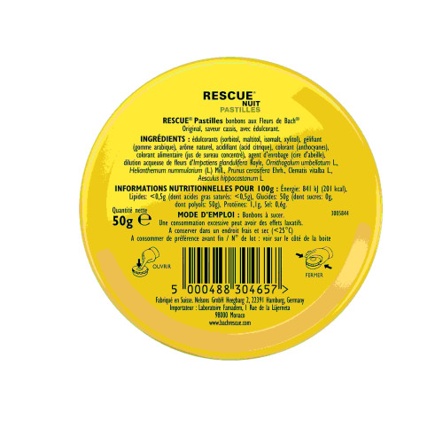 Fleurs de Bach Rescue Pastilles 50g Sérénité & Réconfort Pharma360