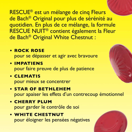 Fleurs de Bach Rescue Pastilles 50g Sérénité & Réconfort Pharma360