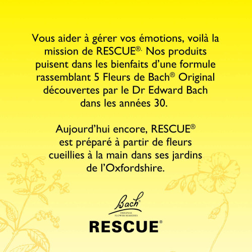 FLEURS DE BACH Rescue Pastilles 50g Fruits Rouges Sérénité Stress