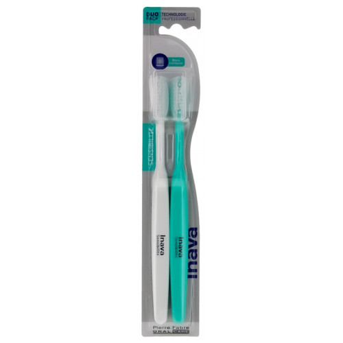 Inava Brosse à dents Sensibilité 2 brosses Douceur pour dents sensibles