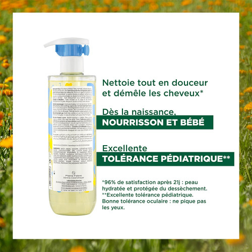Klorane Bébé Gel Lavant Doux 500ml Peau Douce et Protégée Pharma360