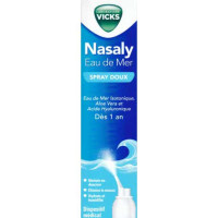 Vicks Nasaly Eau de Mer 120 ml Spray Doux Hydratation Nasale Pharma360