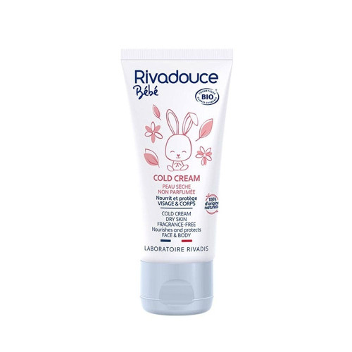 Rivadouce Cold Cream Bébé 50ml Hydratation et Protection Optimum