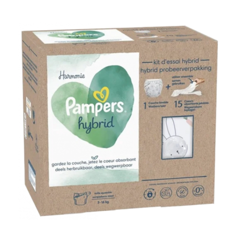 Pampers Harmonie Hybrid Kit 1-15 - Adaptabilité et Protection