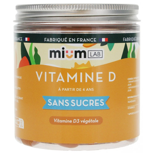 Vitamine D Gummies sans sucres 42 gummies