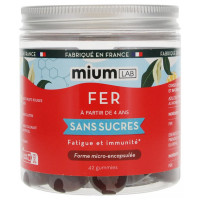 Fer Gummies sans sucres 42 gummies