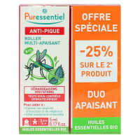 Anti-Pique Roller Multi-Apaisant Bio Lot de 2 x 5 ml