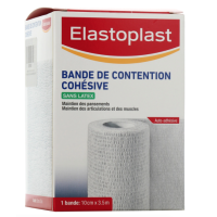 Bande cohésive 10 cm x 3,5 m Blanc