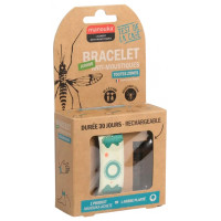 Bracelet Anti-Moustiques Junior + Recharge 6 ml Dinosaures