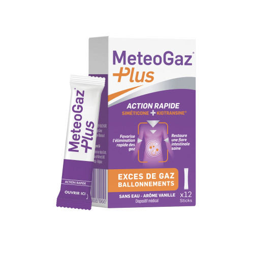 MeteoGaz Plus Anti-Ballonnements 12 sticks