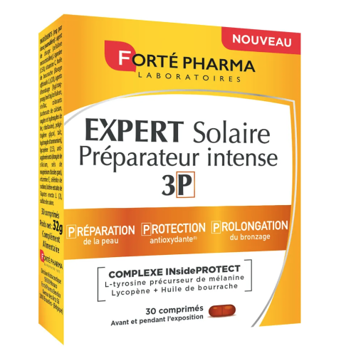 FORTE PHARMA Expert Solaire 30 Comprimés Préparation et Protection